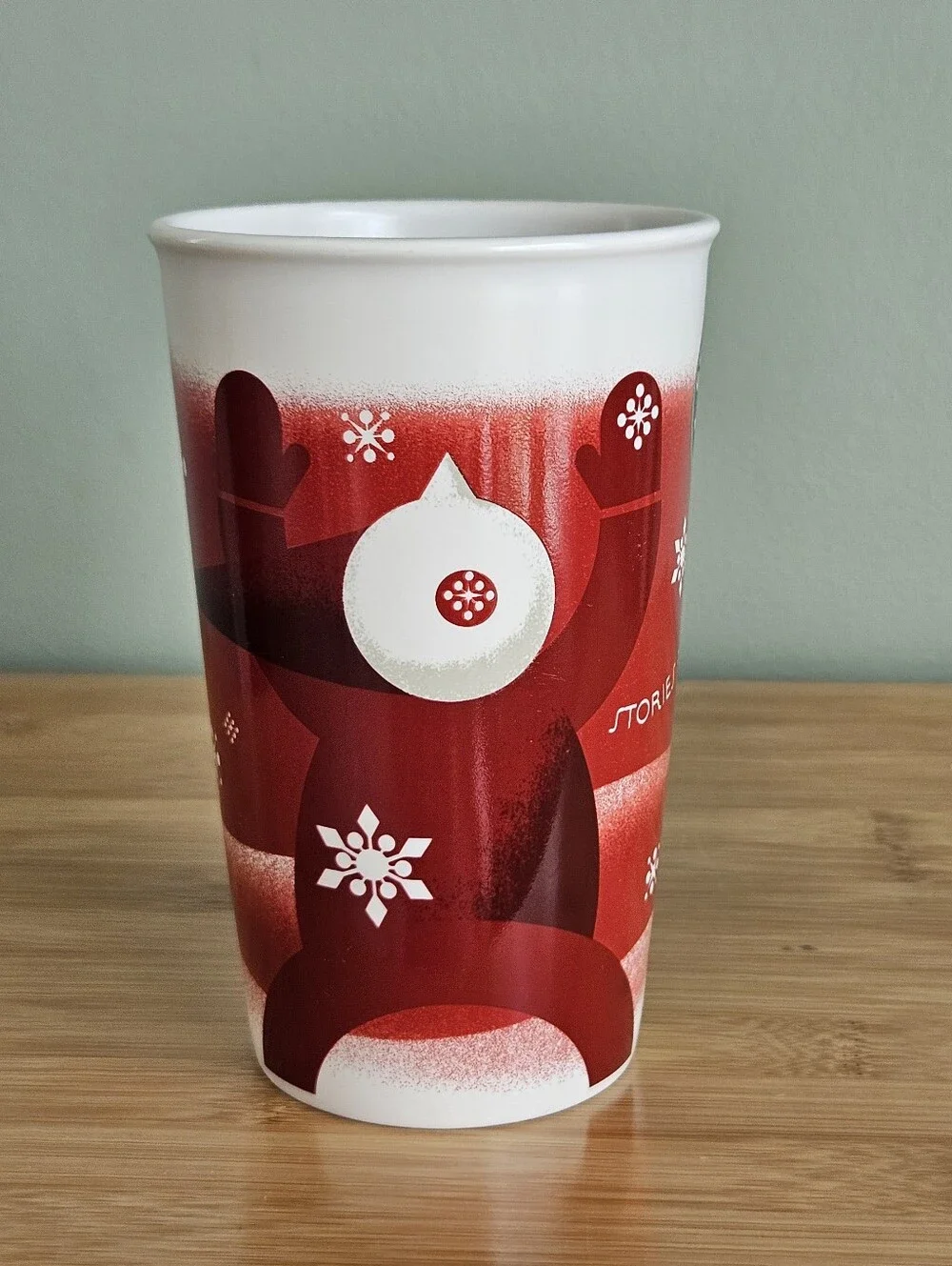 Starbucks Red Holiday Coffee Mug 2010, VTG